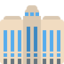 OFFICE BUILDING emoji in Twitter's design style - Unicode 1F3E2