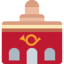 EUROPEAN POST OFFICE emoji in Twitter's design style - Unicode 1F3E4