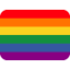 RAINBOW FLAG emoji in Twitter's design style - Unicode 1F3F3-FE0F-200D-1F308