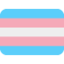 TRANSGENDER FLAG emoji in Twitter's design style - Unicode 1F3F3-FE0F-200D-26A7-FE0F