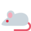 MOUSE emoji in Twitter's design style - Unicode 1F401