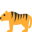 TIGER emoji in Twitter's design style - Unicode 1F405