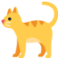 CAT emoji in Twitter's design style - Unicode 1F408