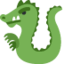 DRAGON emoji in Twitter's design style - Unicode 1F409