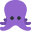 OCTOPUS emoji in Twitter's design style - Unicode 1F419