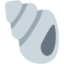 SPIRAL SHELL emoji in Twitter's design style - Unicode 1F41A