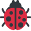 LADY BEETLE emoji in Twitter's design style - Unicode 1F41E