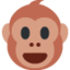 MONKEY FACE emoji in Twitter's design style - Unicode 1F435