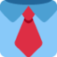 NECKTIE emoji in Twitter's design style - Unicode 1F454