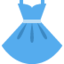 DRESS emoji in Twitter's design style - Unicode 1F457