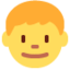 BOY emoji in Twitter's design style - Unicode 1F466