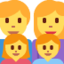 FAMILY: MAN, WOMAN, GIRL, BOY emoji in Twitter's design style - Unicode 1F468-200D-1F469-200D-1F467-200D-1F466