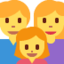 FAMILY: MAN, WOMAN, GIRL emoji in Twitter's design style - Unicode 1F468-200D-1F469-200D-1F467