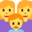 FAMILY: WOMAN, WOMAN, BOY emoji in Twitter's design style - Unicode 1F469-200D-1F469-200D-1F466