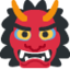 JAPANESE OGRE emoji in Twitter's design style - Unicode 1F479