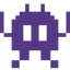 ALIEN MONSTER emoji in Twitter's design style - Unicode 1F47E