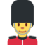 MAN GUARD emoji in Twitter's design style - Unicode 1F482-200D-2642-FE0F