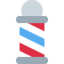 BARBER POLE emoji in Twitter's design style - Unicode 1F488