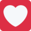 HEART DECORATION emoji in Twitter's design style - Unicode 1F49F