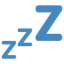 SLEEPING SYMBOL emoji in Twitter's design style - Unicode 1F4A4