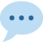 SPEECH BALLOON emoji in Twitter's design style - Unicode 1F4AC