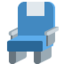 SEAT emoji in Twitter's design style - Unicode 1F4BA