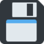 FLOPPY DISK emoji in Twitter's design style - Unicode 1F4BE