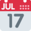 CALENDAR emoji in Twitter's design style - Unicode 1F4C5