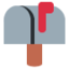 CLOSED MAILBOX WITH RAISED FLAG emoji in Twitter's design style - Unicode 1F4EB