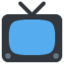 TELEVISION emoji in Twitter's design style - Unicode 1F4FA