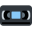 VIDEOCASSETTE emoji in Twitter's design style - Unicode 1F4FC