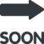 SOON WITH RIGHTWARDS ARROW ABOVE emoji in Twitter's design style - Unicode 1F51C