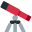 TELESCOPE emoji in Twitter's design style - Unicode 1F52D