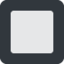 BLACK SQUARE BUTTON emoji in Twitter's design style - Unicode 1F532