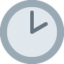 CLOCK FACE TWO OCLOCK emoji in Twitter's design style - Unicode 1F551