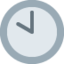 CLOCK FACE TEN OCLOCK emoji in Twitter's design style - Unicode 1F559