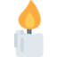 CANDLE emoji in Twitter's design style - Unicode 1F56F-FE0F