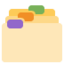 CARD INDEX DIVIDERS emoji in Twitter's design style - Unicode 1F5C2-FE0F