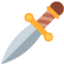 DAGGER emoji in Twitter's design style - Unicode 1F5E1-FE0F