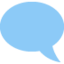 LEFT SPEECH BUBBLE emoji in Twitter's design style - Unicode 1F5E8-FE0F