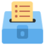 BALLOT BOX WITH BALLOT emoji in Twitter's design style - Unicode 1F5F3-FE0F