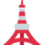 TOKYO TOWER emoji in Twitter's design style - Unicode 1F5FC