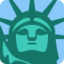 STATUE OF LIBERTY emoji in Twitter's design style - Unicode 1F5FD