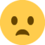 FROWNING FACE WITH OPEN MOUTH emoji in Twitter's design style - Unicode 1F626