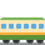 RAILWAY CAR emoji in Twitter's design style - Unicode 1F683