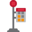 BUS STOP emoji in Twitter's design style - Unicode 1F68F