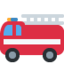 FIRE ENGINE emoji in Twitter's design style - Unicode 1F692