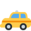 TAXI emoji in Twitter's design style - Unicode 1F695