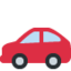 AUTOMOBILE emoji in Twitter's design style - Unicode 1F697