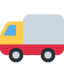 DELIVERY TRUCK emoji in Twitter's design style - Unicode 1F69A